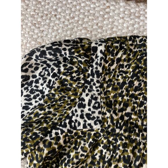 Ulla Johnson Amira Army Leopard Print Dress - Picture 6 of 10